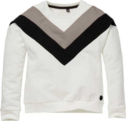Levv sweater Robijn off white voor meisjes - maat 128