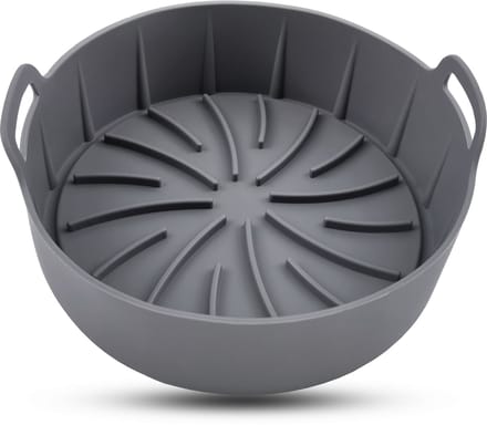 Bodo® Airfryer Bakje - Airfryer Accesoires - 22 cm - Grijs