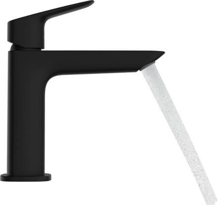 Hansgrohe Logis Eengreeps wastafelmengkraan - 110 - coolstart - met PopUp - trekwaste - mat zwart