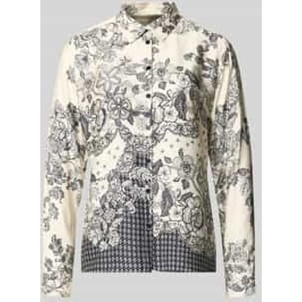 Regular fit overhemdblouse van pure viscose