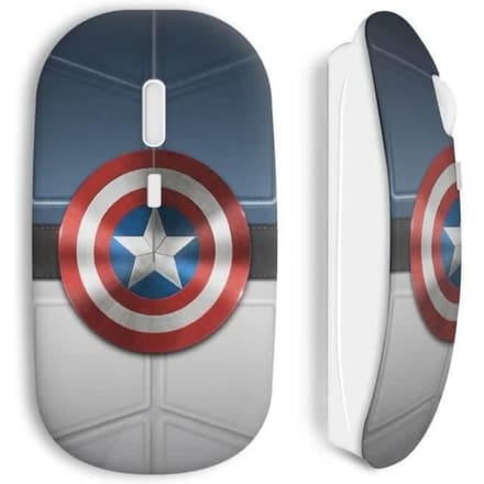 Souris Sans Fil Captain America Bouclier Avenger