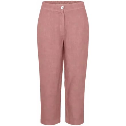 Linnen curve broek voor vrouw Haris Cotton