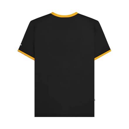 Lambretta Heren Target Ringer T-shirt (Zwart/Goud)