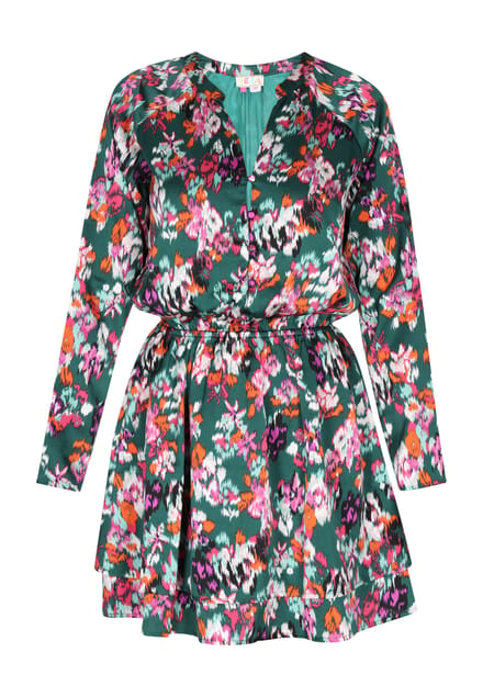 IZIA Jurk Dames Groen Veelkleurig