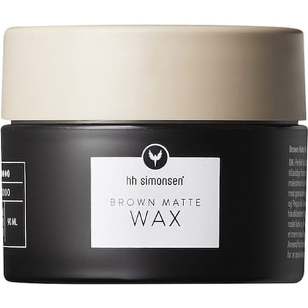HH Simonsen Haarstyling Brown Matte Clay Wax Haarwax Unisex 90 ml