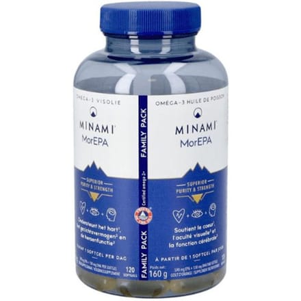 Minami MorEPA Smart Fats 120 Capsules