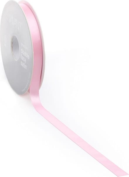Baby Roze Satijnlint – 10 mm × 25 m – double face satijn