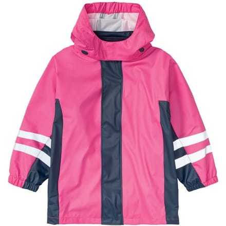 PLAYSHOES Kinder regenjas (Donkerblauw/roze, 86/92)