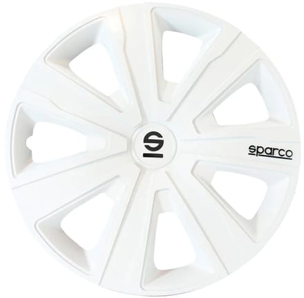 Sparco Wieldoppen Palermo 16 inch Wit - 4 stuks