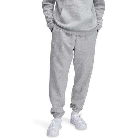 Under Armour UA Icon Fleece Jogger-GRY Heren Sportbroek - Mod Grijs Light Heather - Wit
