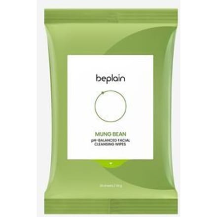 beplain - Mung Bean pH-balanced Facial Cleansing Wipes - Gezichtsreinigingsdoekjes