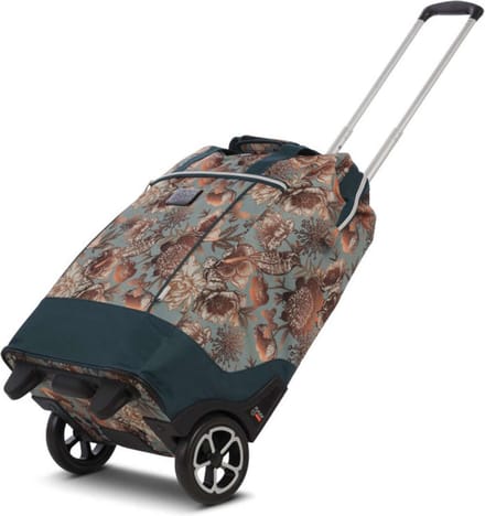 Punta Wheel Trolley Shopper Big Wheel Botanical Groen/Bruin