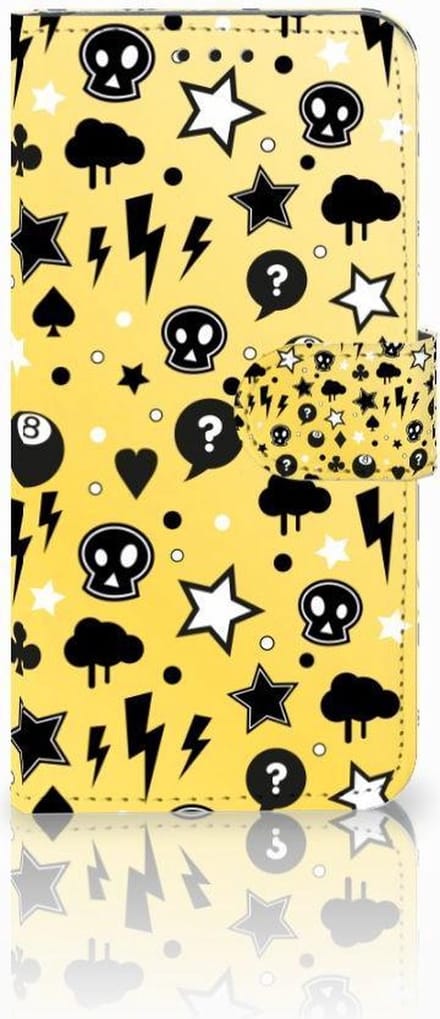 Telefoonhoesje met Naam Huawei P30 Lite (2020) Punk Geel