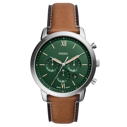 Fossil FS5963 Herenhorloge 44 mm - Zilverkleurig