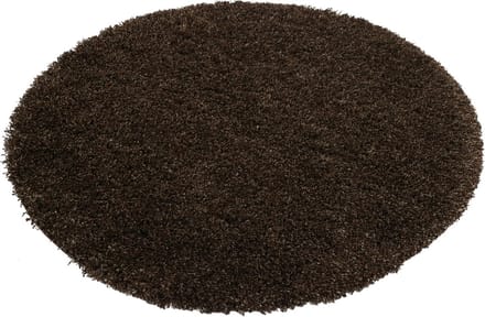 Hoogpolig Vloerkleed Shaggy Plus 964 Brown Ø120cm Rond