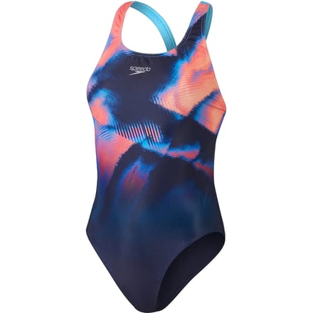 Dames zwempak uit 1 stuk Speedo End+ Placem Dig Powerback