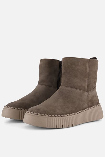 Gabor Gabor Enkellaarsjes taupe Suede