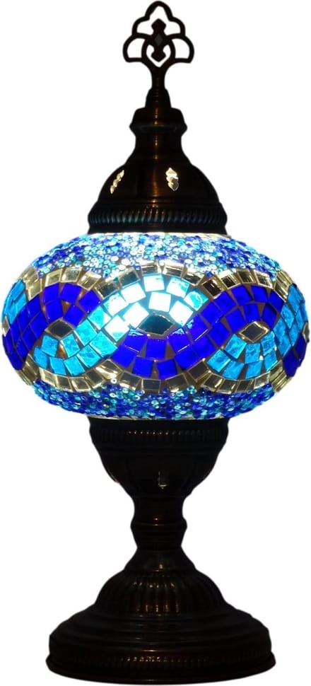 Oosterse mozaïek tafellamp (Turkse lamp)  ø 16 cm