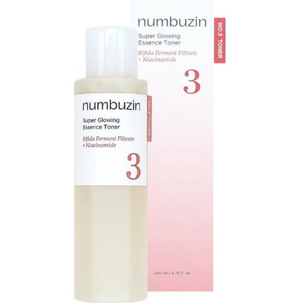 numbuzin No.3 Bifida Galactomyces Barrier Boosting Toner 200ml + 50ml Set white