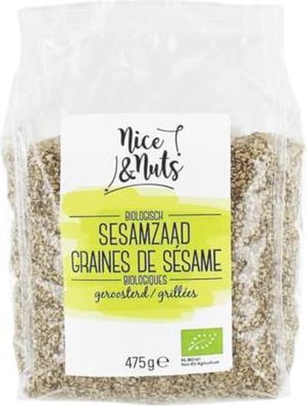 Nice & Nuts Sesamzaad geroosterd bio 475 Gram