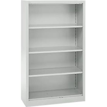 Schäfer Shop Select stellingkast MS, 4 OH, B 800 x D 400 x H 1584 mm, plaatstaal, lichtgrijs