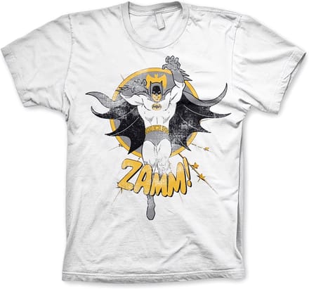 DC Comics Batman Heren Tshirt -L- Zamm! Wit