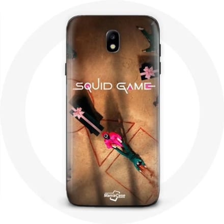 Coque pour Samsung Galaxy j7 2017 Squid game Logo soldat