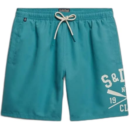 Superdry - Printed Logo 16-Inch Zwemshort - Heren - Zwembroeken