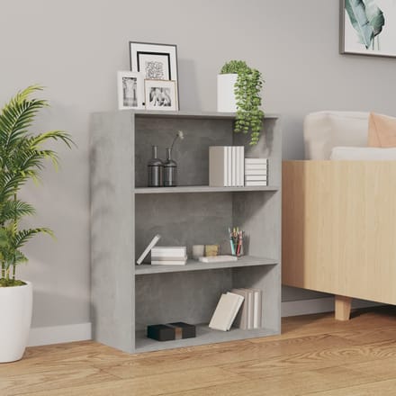 vidaXL - Hangkast - 69,5x32,5x90 - cm - betongrijs