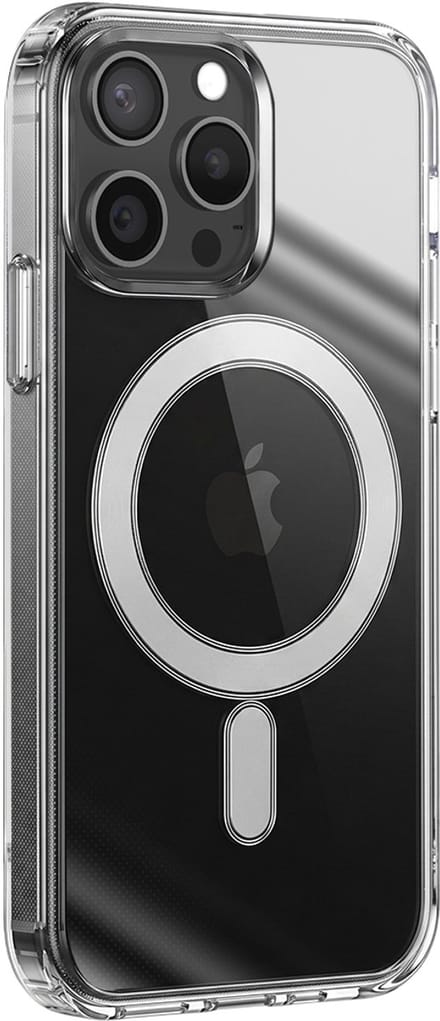 Bigben Connected - Telefoonhoesje geschikt voor iPhone 15 Pro Max - MagSafe compatibel - Transparant