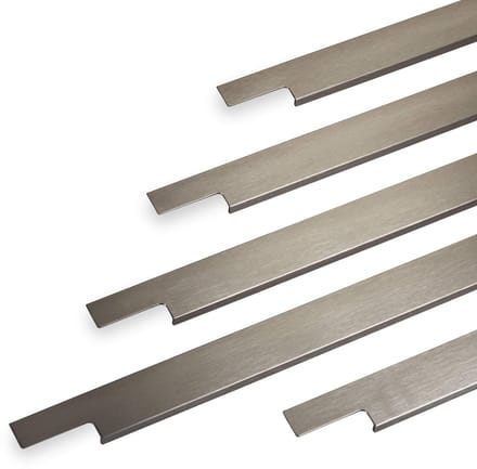 Meubelgreep Slim Lengte 295 mm RVS-optiek geborsteld Greeplijst van SOTECH