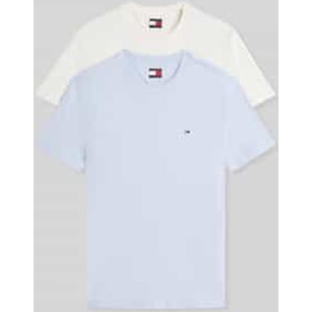 slim fit T-shirts van puur katoen in set van 2