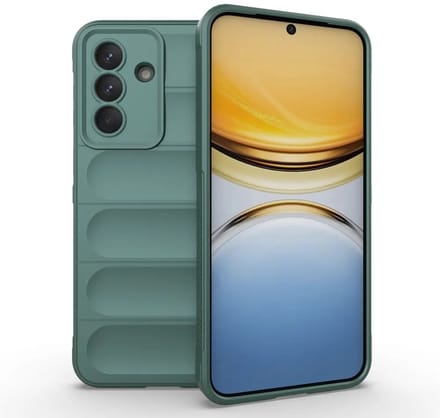 MobyDefend Hoesje - Geschikt voor Samsung Galaxy A37 - TPU Gripcase - Groen