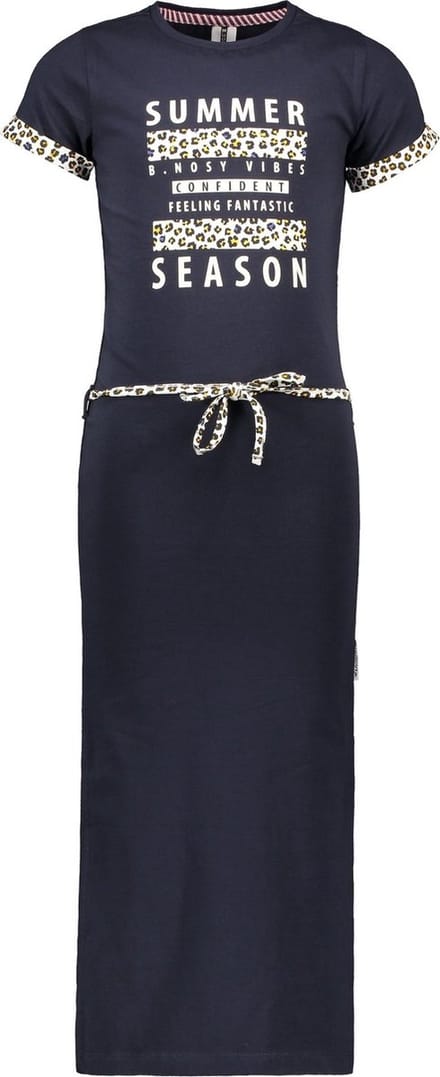 Meisjes maxi jurk - Marine blauw