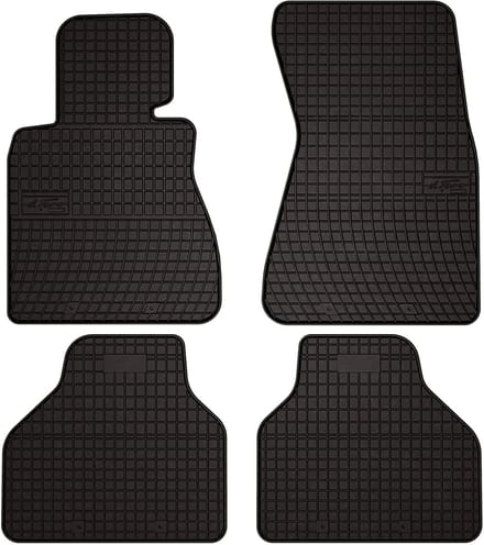Wielganizator SolidPRO Serie - Auto Rubber Matten - BMW 7 E65 - Zwart - Op Maat Gemaakt
