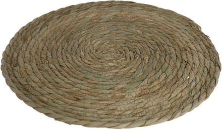 Gerimport Pannenonderzetter - zeegras - rond - Dia 36 cm - naturel - extra groot - stevig