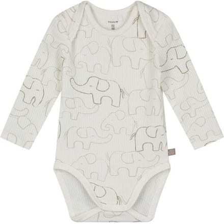 Prénatal romper otis rib Ivory White 62/68 unisex