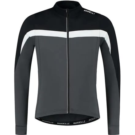 Rogelli Course Heren Fietsshirt - Lange Mouw - Grijs/Wit