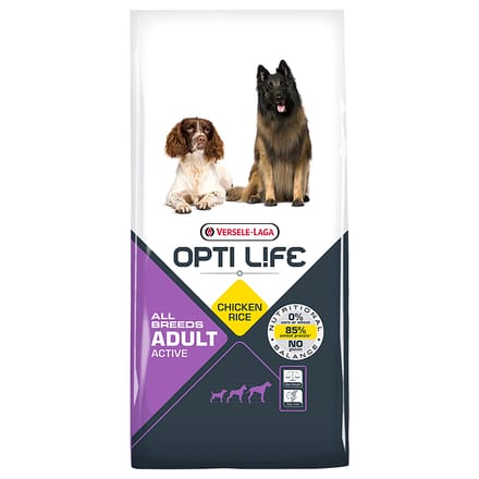 2x12,5kg Adult Active Opti Life Hondenvoer