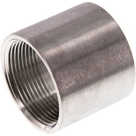 1 1/2'' NPT RVS Ronde Sok 16 Bar