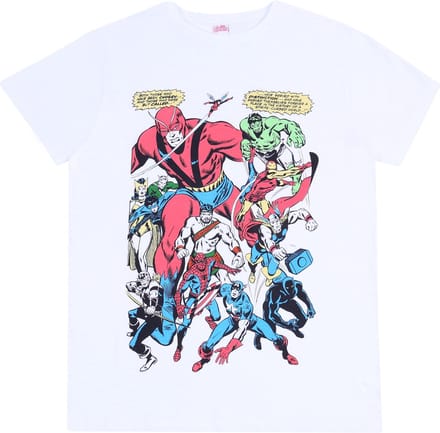 Wit AVENGERS MARVEL T-shirt