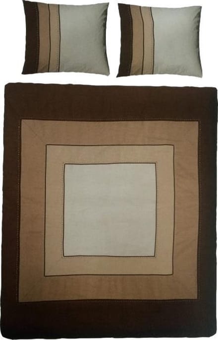 Essenza Denver Dekbedovertrek - Eenpersoons - 140x200/220 cm - Brown