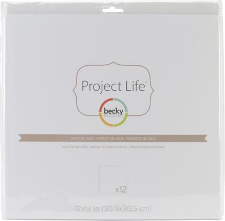 Project Life Page Protectors 12"X12" 12/Pkg (380017)