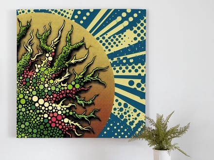 Kunstprint | Wanddecoratie | Dibond | 100 × 100 cm