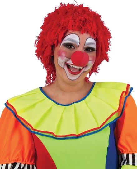 Clownspruik Jimmy rood