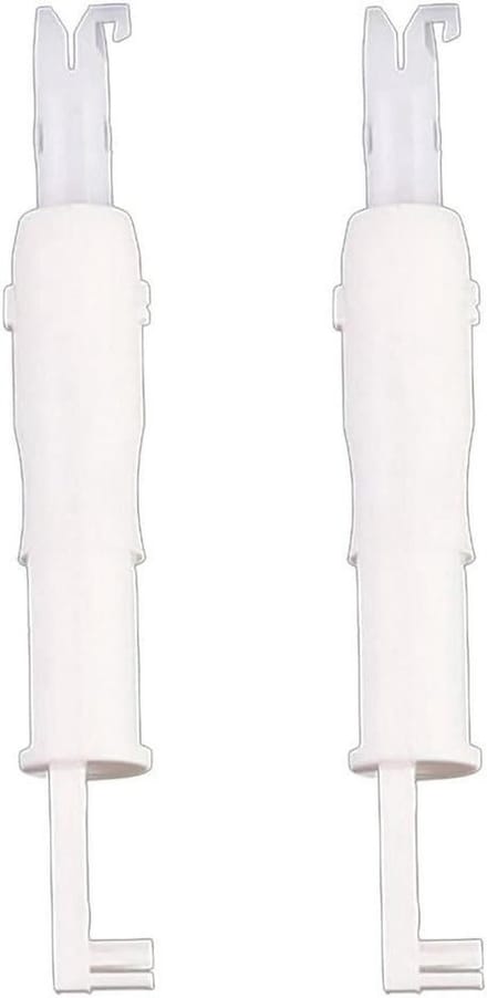 SagaSave 2 Stuks Naaimachine Naald Threading Tool, Witte Professionele Automatische Threader Snelle Naaidraad Voor Naaimachine