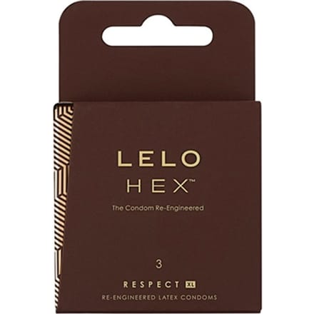 LELO HEX Respect XL - condooms - 58 mm - 3 stuks