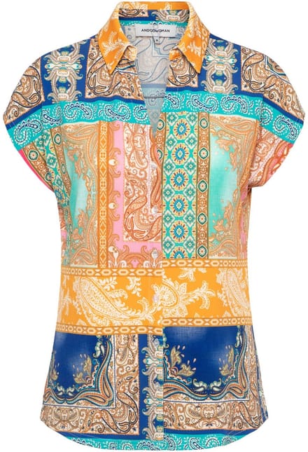 VALETTA MULTI PAISLEY K-Cobalt multi - S