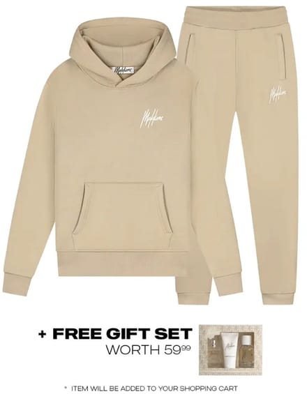 Malelions signature tracksuit in de kleur grijs.