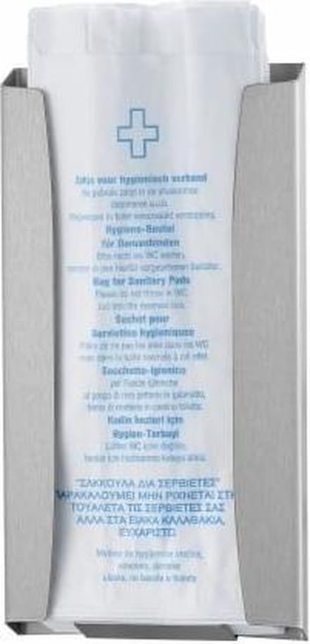 Wings | Hygiënezakjes dispenser | Papier | RVS